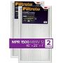 Filtrete 16x25x1, AC Furnace Air Filter, MPR 1500, Healthy Living Ultra Allergen, 2-Pack (exact dimensions 15.69 x 24.69 x 0.78)