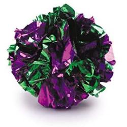 SAVVY TABBY Mylar Balls Cat Toys, 4-Packs