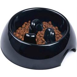 Super Design Anti-Gulping Dog Bowl Slow Feeder, Interactive Bloat Stop Pet Bowl for Fast Eaters