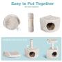 Miroddi Cat Tree Tower with Platform,Scratching Posts for Big and Small Cats Kittens