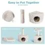 Miroddi Cat Tree Tower with Platform,Scratching Posts for Big and Small Cats Kittens Miroddi Cat Tree Tower with Platform,Scratching Posts for Big and Small Cats Kittens