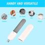 Petspective Pet Hair Remover Brush – Double-Sided Dog & Cat Lint Remover with Self-Cleaning Base Keeps Your Sofa, Beddings, Carpet, Clothes Free of Pet Hairs – Travel Sized Pet Hair Brush