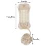 3PCS Cat Scratcher Natural Sisal Mini Cat Scratching Post Pet Claws Care Toys Interactive Training Toy with Plush Ball