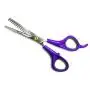 Hertzko Thinning Scissors Set Includes a 15 Teeth + 38 Teeth thinning Shears for thinning Out pet’s Fur and Blending Shorter and Longer Hair - Great Grooming Scissors for Dogs, Cats, and Rabbits