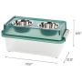 IRIS Small Elevated Feeder with Airtight Storage