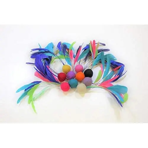 Feather Cat Toys / Pet Toys / Cat Toy / Cat Toss Toy / Catnip Infused (Set of 5) Feather Cat Toys / Pet Toys / Cat Toy / Cat Toss Toy / Catnip Infused (Set of 5)