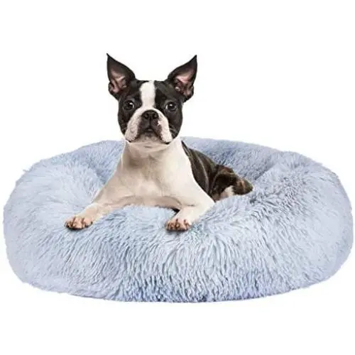 FURTIME Calming Dog Bed Cat Bed Donut Cuddler 16/20/23/30inch Round Anti-Slip Faux Fur Pet Bed for Small Medium Dogs and Cats Anti-Anxiety Fluffy Puppy Bed Washable Orthopedic Dog Bed with Muti-Color FURTIME Calming Dog Bed Cat Bed Donut Cuddler 16/20/23/30inch Round Anti-Slip Faux Fur Pet Bed for Small Medium Dogs and Cats Anti-Anxiety Fluffy Puppy Bed Washable Orthopedic Dog Bed with Muti-Color