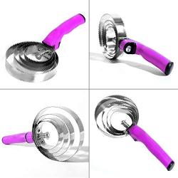 BOTH WINNERS Reversible Stainless Steel Curry Comb with Soft Touch Grip