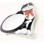 Dolce La Vita Natural Melamine Cat Dish with Box Size 8.5''x9.5''x1.5''Import from Italy Dolce La Vita Natural Melamine Cat Dish with Box Size 8.5''x9.5''x1.5''Import from Italy