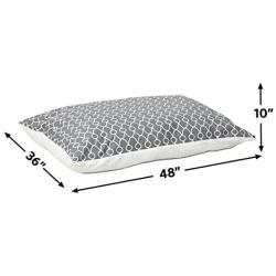 Dog Bed w/Removable Dog Bed Cover Featuring Teflon Fabric Protector