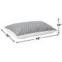 Dog Bed w/Removable Dog Bed Cover Featuring Teflon Fabric Protector