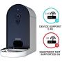 DOGNESS Automatic WiFi Dog/Cat Smart Camera Feeder - 6.5Lbs Large Capacity App Control Food Dispenser with WiFi, Portion Control, Voice Recording, Camera, Timer Programmable - Dark Blue