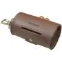 Hide & Drink, Thick Leather Small Poop Pouch W/Paw Snap, Pet Supplies, Dog Walker Essentials, Accessories, Handmade Includes 101 Year Warranty :: Bourbon Brown