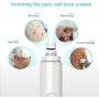 DADYPET LED Dog Nail Grinder - Professional 2-Speed Electric Rechargeable Pet Nail Trimmer with 2 Diamond Bit Grinders and Scissors, Paws Grooming & Smoothing for Small Medium Large Dogs & Cats