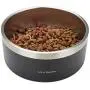 Mind Reader Stainless Steel Slip Non Skid Large Capacity Dog Bowl 8 Cups, 64 Oz, Black Mind Reader Stainless Steel Slip Non Skid Large Capacity Dog Bowl 8 Cups, 64 Oz, Black