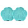 BonFook Lick Mat for Dogs, Silicone Shower Dog Lick Mat Distraction Silicone Lick Pad Bath Licking Bowl with Suction Function On The Back