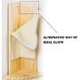 Tylu Cat Corner Scratcher Natural Sisal Scratching Pad Sisal Claw Sharpener for Cat Grinding Claws & Protecting Furniture
