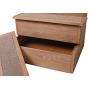 zoovilla PTR0082212010 Yorkshire Pet Step with Storage, Wood Bedside Ramp with Storage, Natural Wood, 15.55″D x 17.50″W x 14.76″H