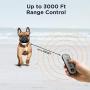 PATPET Small Size Dog Training Collar with 3 Safe Training Modes, Rechargeable IPX7 Waterproof Shock Collar with Remote, 3000 Ft Control Perfect for Dogs(5-100lbs) - Electric Dog Barking Collar