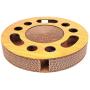 Aopiu Pet Cat Scratcher, Interactive Catnip Toys,Kitten Scratching Cardboard with Balls