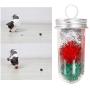 Christmas Baubles, 3Pcs Sparkle Balls Mylar Crinkle Balls Cat Toys Pet Toy Christmas Sparkle Balls Random Color