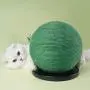 UQA Cat Scratch Post Green Wear-Resistant Sisal Material Modeling Cat Scratching Post Living Room Wear-Resistant Round Cat Climbing Frame Cat Toy Pet Supplies Cats Furniture