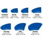 Purrdy Paws 40-Pack Soft Nail Caps for Dogs Claws Blue
