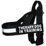 Therapy Dog in Training Nylon Harness No Pull Guide Assistance Comes with 2 Reflective Therapy Dog in Training Removable Reflective Patches. Please Measure Your Dog Before Ordering.