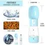 CAACBB Dog Water Bottle for Walking, Water Dispenser, Multifunctional Dog Cat Puppy Feeder Traveling Bowls with Food Container, Lightweight & Convenient Portable Pet Drinking Cup CAACBB Dog Water Bottle for Walking, Water Dispenser, Multifunctional Dog Cat Puppy Feeder Traveling Bowls with Food Container, Lightweight & Convenient Portable Pet Drinking Cup