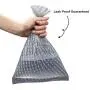 M&J Pet Supplies Dog Poop Bags for Waste Refuse Cleanup, Doggy Roll Replacements for Outdoor Puppy Walking and Travel, Leak Proof and Tear Resistant, Thick Plastic , 5rolls/100 Bags Blue