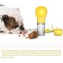 AIMI Pet cat and Dog Outdoor Travel Walk Portable Multifunctional Water Cup Dog Food Cup (Yellow)