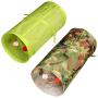 redcolourful Quality Pet Supplies, Pet Tunnel Foldable Kitten Toy with Ball for Dogs Cat Training Rose Red Ideal Pet Product