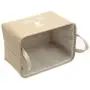 Xbopetda Canvas Dog Toy Basket Basket for Toys, Blanket, Clothes Storage-Beigi-Normal Code
