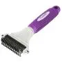 Poodle Pet Dematting Comb for Dogs – Handheld Undercoat Dematter Rake Grooming Tool for Long or Short Hair