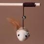 Pudwy 40 cm Pet Cat Teaser Cat Wire Play Toy Cat Play Stick Mouse Rat Rod Cats Stick Interactive Small Bell Toy for Cat Pet Product