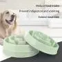 JANEMO Dog Bowl,Slow Feeder Dog Bowl, Slow Dog Bowl Use for Pet Puppy Healthy Eating Diet, Green JANEMO Dog Bowl,Slow Feeder Dog Bowl, Slow Dog Bowl Use for Pet Puppy Healthy Eating Diet, Green