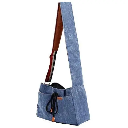 LAPOND Small Dog Cat Sling Carrier, Hands Free Pet Puppy Outdoor Travel Bag LAPOND Small Dog Cat Sling Carrier, Hands Free Pet Puppy Outdoor Travel Bag
