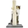 InnoPet Cat Scratching Post with Cat Interactive Toys,Sisal Cat Scratch Post,Covered with Soft Smooth Plush