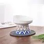 LIONWEI LIONWELI Ceramic Tilted Elevated Cat Dog Bowl Raised Cat Food Water Bowl Dish no Spill Pet Comfort Feeding Bowls with Mat LIONWEI LIONWELI Ceramic Tilted Elevated Cat Dog Bowl Raised Cat Food Water Bowl Dish no Spill Pet Comfort Feeding Bowls with Mat