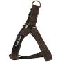 Cotton Web Adjustable Dog Step-in Harness 4 Sizes Brown