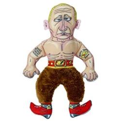 FUZZU Vladimir Putin Political Parody Novelty Cat Toy - Durable & Non-Toxic with U.S. Grown Certified Organic Catnip (8'')