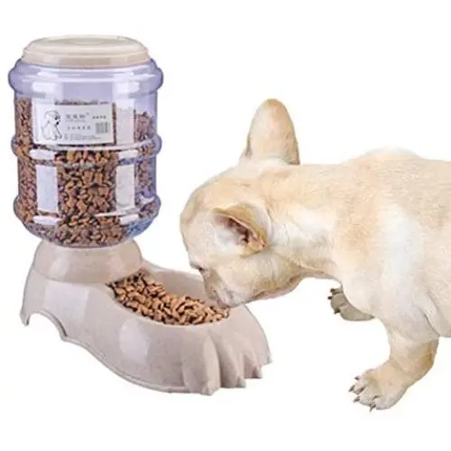 kathson Automatic Cats Dogs Feeding Food Dispenser Natural Gravity Feeding Supplies for Kitten Puppy Large Small and Medium-Sized Pet Feeding,1 Gallon kathson Automatic Cats Dogs Feeding Food Dispenser Natural Gravity Feeding Supplies for Kitten Puppy Large Small and Medium-Sized Pet Feeding,1 Gallon