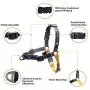 OllyDog Essential Harness, Leash Clip on Chest or Back, Reduced Pulling, Lightweight, Low-Profile, Durable for Everyday Walks and Adventures, for Small, Medium, or Large Dogs
