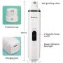 Rodzon Dog Nail Grinder, Professional 2-Speed Electric Rechargeable Pet Nail Trimmer 3 Ports Quiet Painless Paws Grooming Smoothing for Small Medium Large Dogs & Cats & Pets