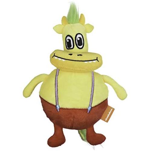 Nickelodeon for Pets Rockos Modern Life Heffer Ball Body Dog Toy | Yellow and Red Squeaky Dog Toy for All Dogs | Nickelodeon Toys for Dogs, Squeak Dog Toy, one Size (FF15605)
