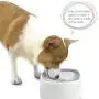 Gelible Pet Water Bowl Dispenser No-Spill,Slow Water Floating Feeder Bowl, Travel Carried Dog Clear Water Bowl