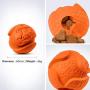 mypappydog Dog Chew Toys | Squeaky Ball Dog Toys | Treat Dispensing Dog Toys | Rubber Chew Toys for Dogs | Dog Treat Ball | Dog Toy Football | Rubber Dog Bone | Squeaky Dog Chew Toys | Orange/Green