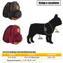 Bonnie x Clyde Dog Backpack Harness - for Hiking, Training, Daily Walking or Puppy Fashion - Adjustable Straps, Large Carrying Compartments & Durable Buckles
