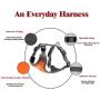 Orangdogo No Pull Dog Harness Adjustable Reflective Easy Control Small Medium Dogs Outdoor Pet Vest