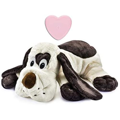 Moropaky Puppy Toy with Heartbeat Dog Training Toy for Separation Anxiety Claming Behavioral aid, Heartbeat Toy Plush Toys for Dogs Cats Pets Puppy Starter Kit